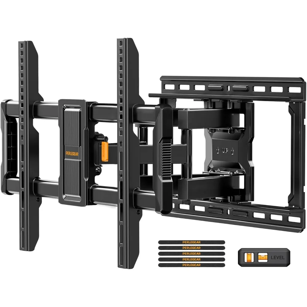 Full Motion TV Wall Mount Bracket for 42-97 Inch TVs up to 132lbs Tilt Swivel Extend
Full Motion TV Wall Mount Bracket for 42-97 Inch TVs up to 132lbs Tilt Swivel Extend