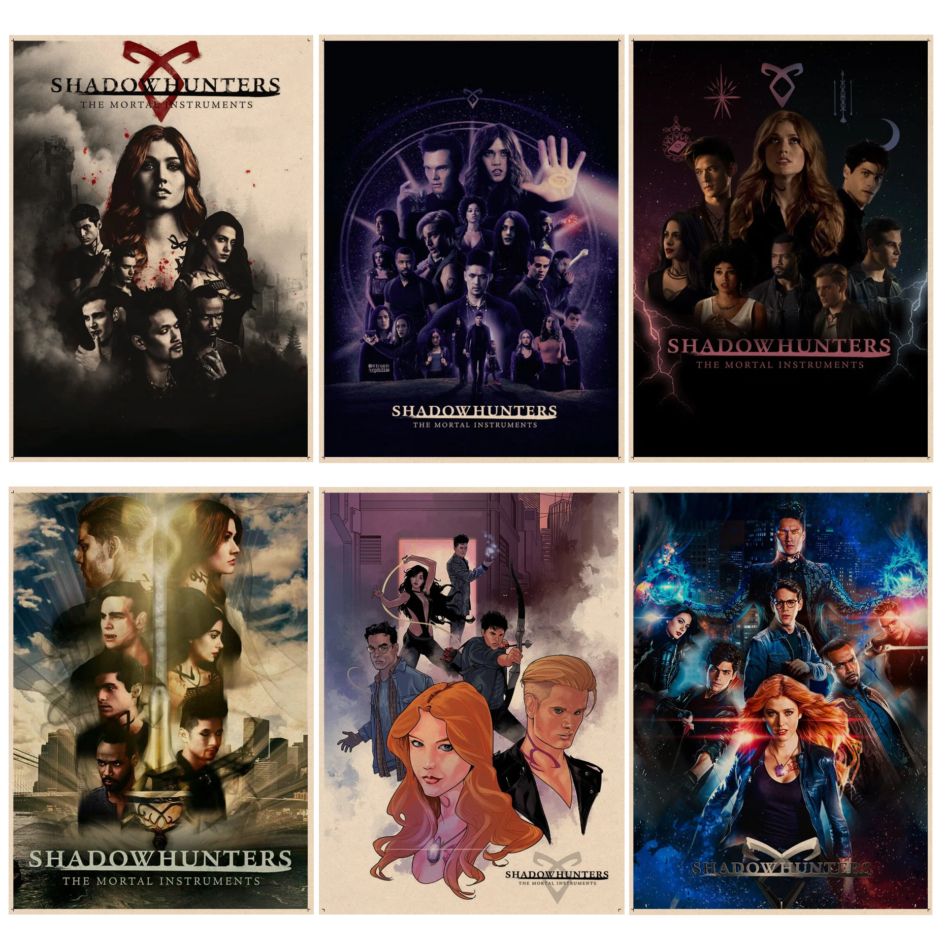 Shadowhunters, ретро постер из крафт-бумаги, декоративная роспись, настенное искусство, крафт-бумага, кавайный Декор для комнаты
Shadowhunters, ретро постер из крафт-бумаги, декоративная роспись, настенное искусство, крафт-бумага, кавайный Декор для комнаты
