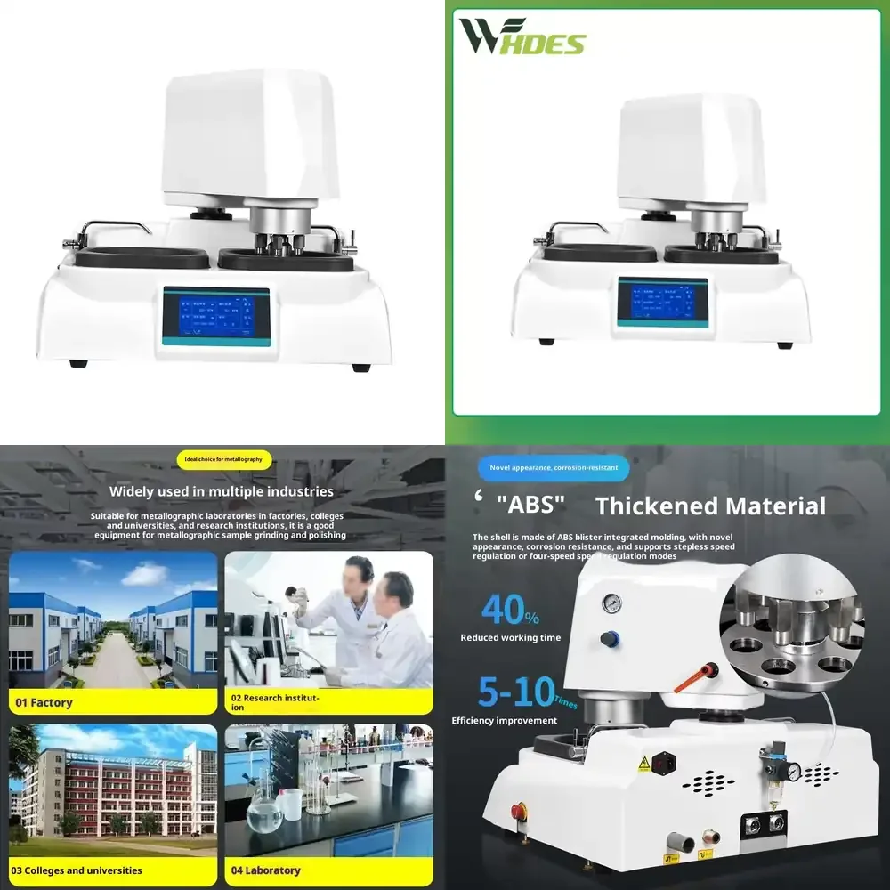 Metallographic Automatic Double Disc Polishing Machine High Accuracy Stepless Variable Speed 220V CN
Metallographic Automatic Double Disc Polishing Machine High Accuracy Stepless Variable Speed 220V CN