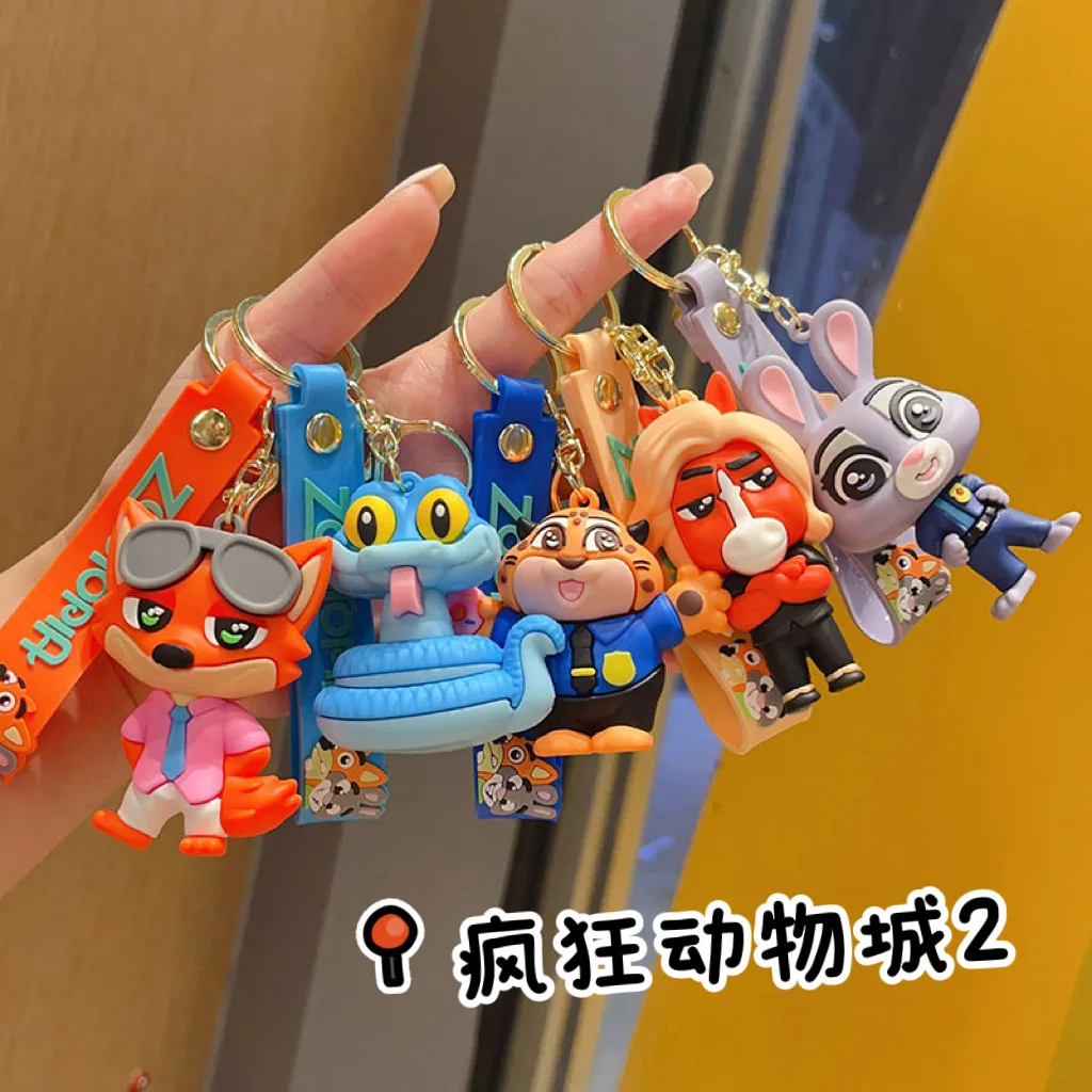 Zootopia Judy Hopps Bunny Police Officer Nick Wilde Fox Keychain Couple Backpack Pendant Charm Accessories
Zootopia Judy Hopps Bunny Police Officer Nick Wilde Fox Keychain Couple Backpack Pendant Charm Accessories