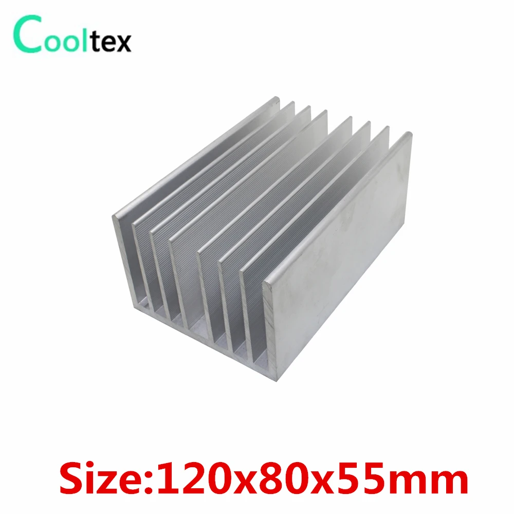 (High power) 120x80x55mm Aluminum heatsink Heat Sink radiator cooler for chip LED Electronic cooling
(High power) 120x80x55mm Aluminum heatsink Heat Sink radiator cooler for chip LED Electronic cooling