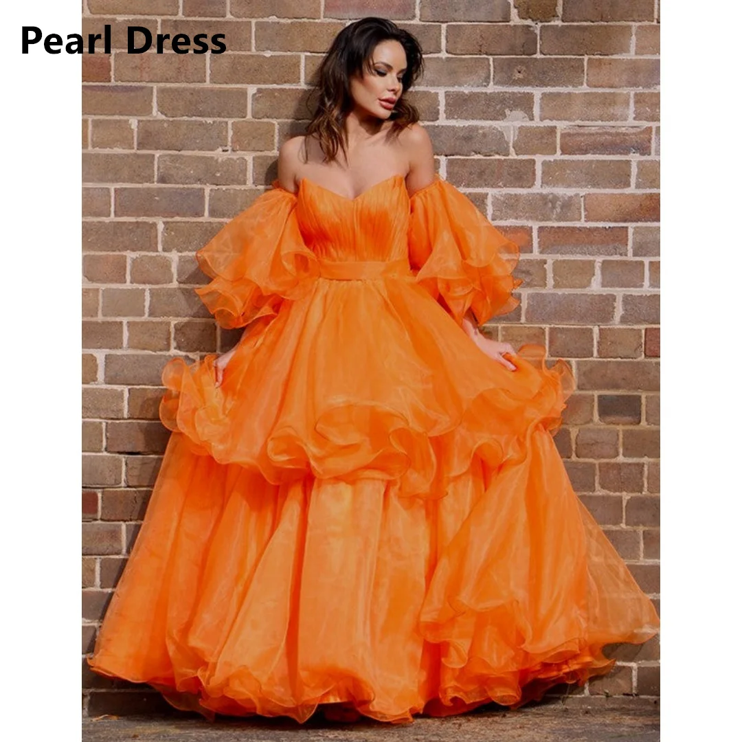 Pearl Off the Shoulders Wedding Party Dress Line A Prom Dresses for Special Occasions Gauze Custom Made Layered Ground Length
Pearl Off the Shoulders Wedding Party Dress Line A Prom Dresses for Special Occasions Gauze Custom Made Layered Ground Length