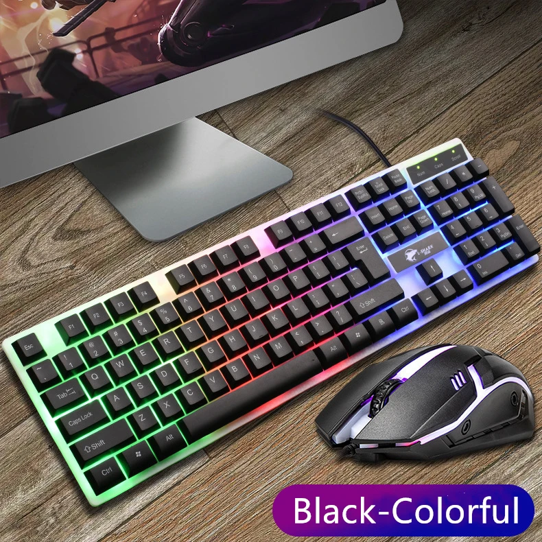 Colorful teclado Keyboard Set With RGB Backlight Wired Ergonomic Phone Holder Gamer Combo For Desktop Waterproof Home Use
Colorful teclado Keyboard Set With RGB Backlight Wired Ergonomic Phone Holder Gamer Combo For Desktop Waterproof Home Use