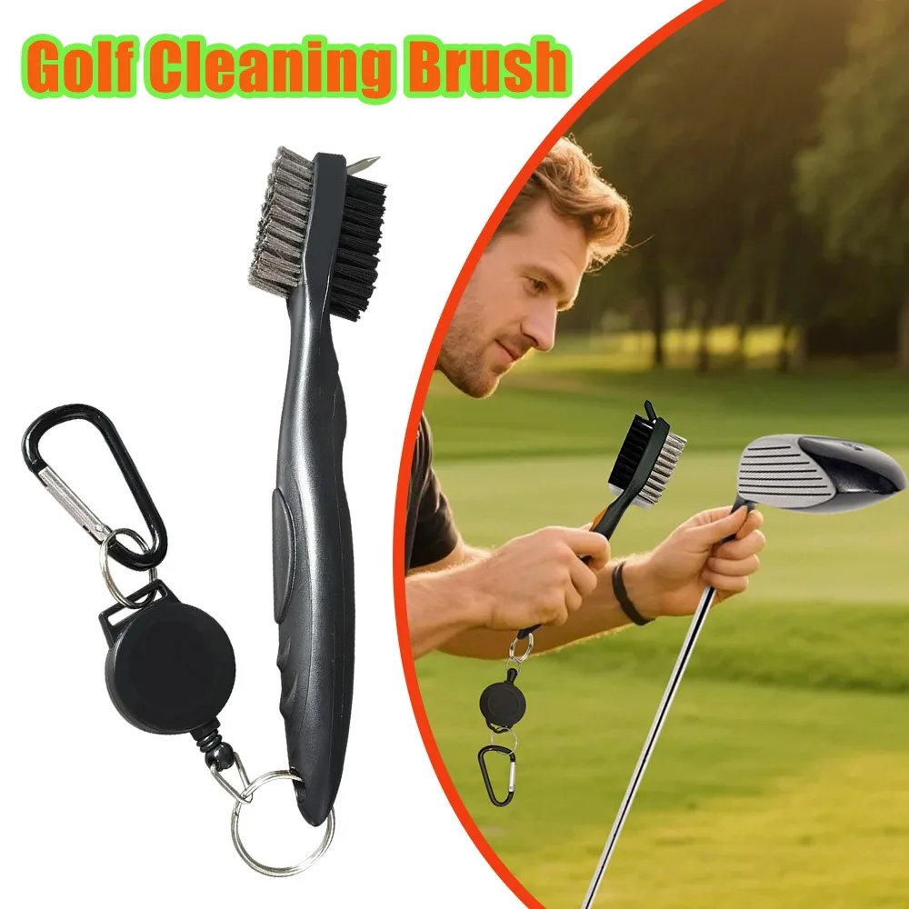 Golf Brush Cleaner Double Sided With Telescopic Handle Cleaning Club Heads Iron Grooves Durable Golf Club Cleaning Brush Tool
Golf Brush Cleaner Double Sided With Telescopic Handle Cleaning Club Heads Iron Grooves Durable Golf Club Cleaning Brush Tool