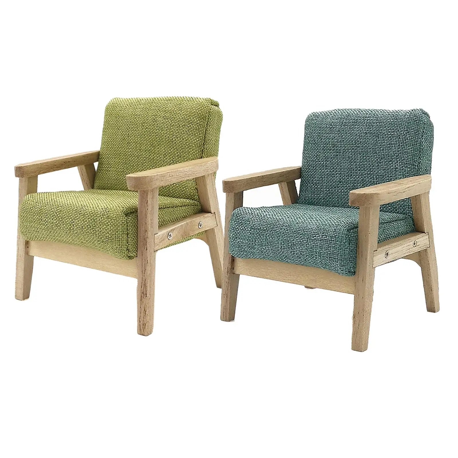 2 шт. миниатюрных кресла для кукольного домика 1/12, украшения для гостиной и спальни
2 шт. миниатюрных кресла для кукольного домика 1/12, украшения для гостиной и спальни