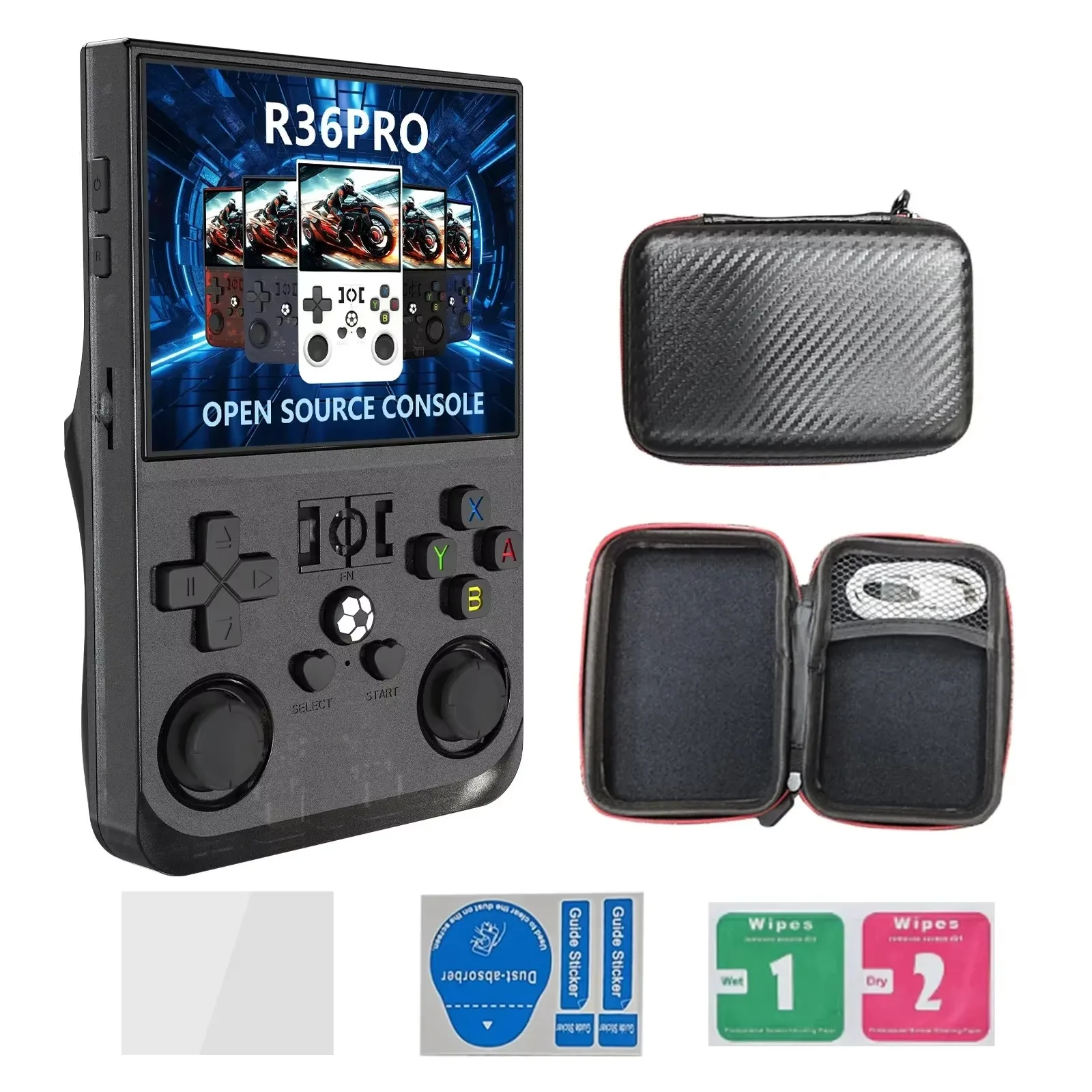 Open Source R36 Pro Handheld Video Game3.5 Inch IPS Screen Console Linux System Portable Pocket Video Player 128G Games
Open Source R36 Pro Handheld Video Game3.5 Inch IPS Screen Console Linux System Portable Pocket Video Player 128G Games