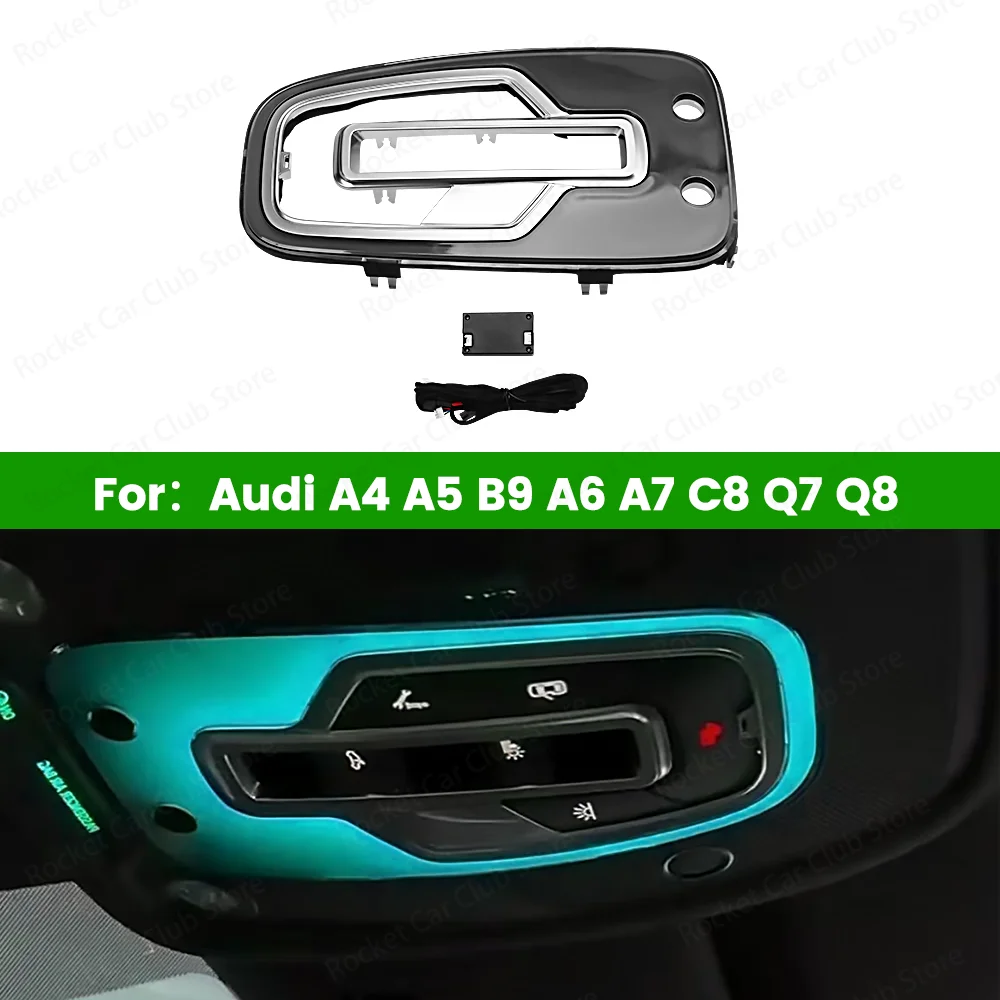 For Audi A4 A5 A6 A7 C8 A4 A5 Q7 B9 Car Upgrade Refit LED Roof RGB Decorative Lamp LED 32 color ambient light top reading light
For Audi A4 A5 A6 A7 C8 A4 A5 Q7 B9 Car Upgrade Refit LED Roof RGB Decorative Lamp LED 32 color ambient light top reading light
