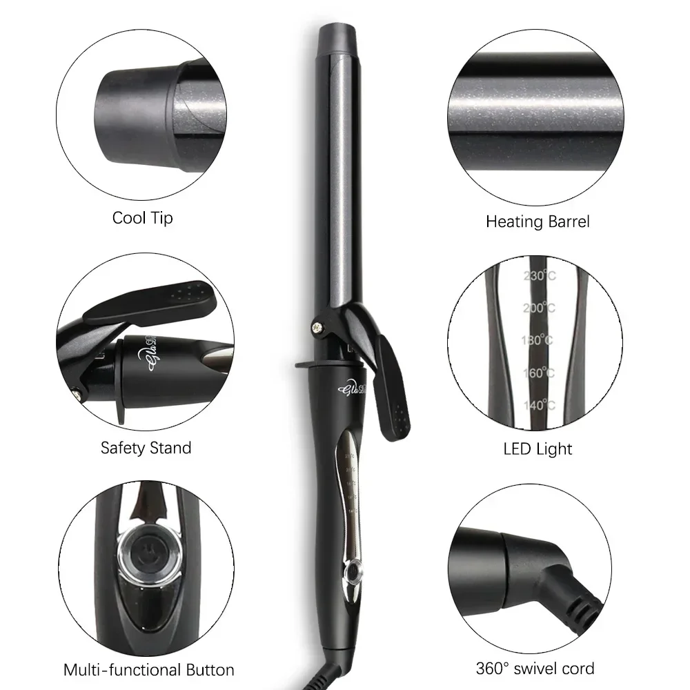 High quality Curling Iron 40mm Does Not Hurt Hair, Big Waves, Lazy People, Negative Ion Protection, Power Curling Rod
High quality Curling Iron 40mm Does Not Hurt Hair, Big Waves, Lazy People, Negative Ion Protection, Power Curling Rod
