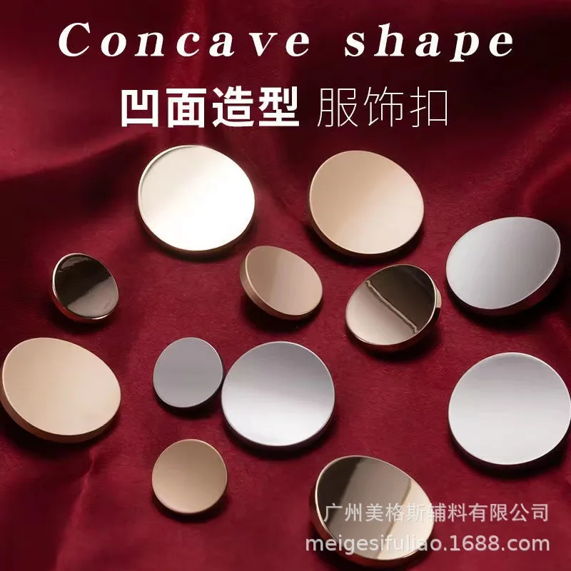 Inclined High Shank Metal Buttons Minimalist Alloy Hand Sew Fasteners Wool Coat Decorative Accessories
Inclined High Shank Metal Buttons Minimalist Alloy Hand Sew Fasteners Wool Coat Decorative Accessories