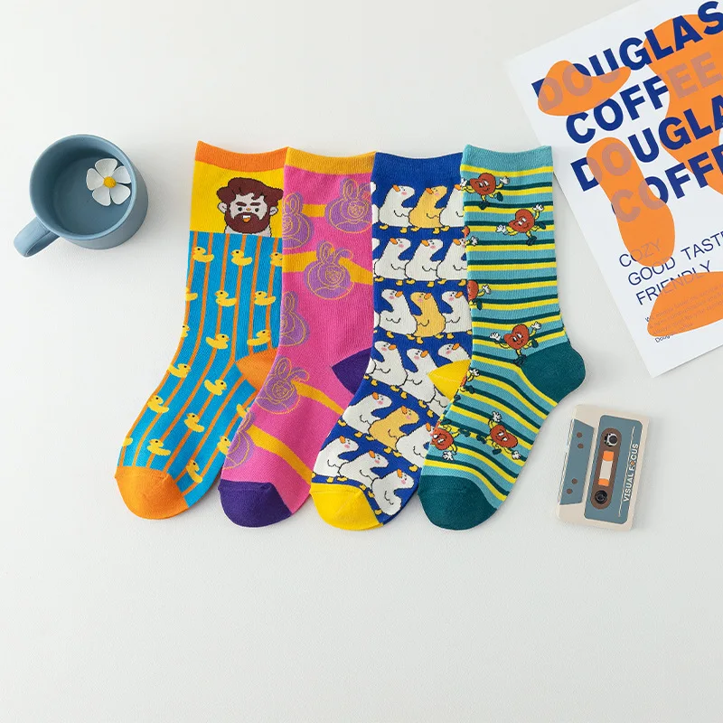 Ladies' Socks New Japanese Cartoon Breathable High-quality Kawaii Funny Cute Sweet Comfortable Cotton Socks For Girl Wholesale
Ladies' Socks New Japanese Cartoon Breathable High-quality Kawaii Funny Cute Sweet Comfortable Cotton Socks For Girl Wholesale