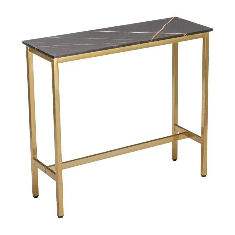 40" Bar Table,Rectangular Industrial Bar Height Table with Sturdy Gold Metal Frame Black Faux Marble Top,Pub High Top Dining Tab
40" Bar Table,Rectangular Industrial Bar Height Table with Sturdy Gold Metal Frame Black Faux Marble Top,Pub High Top Dining Tab