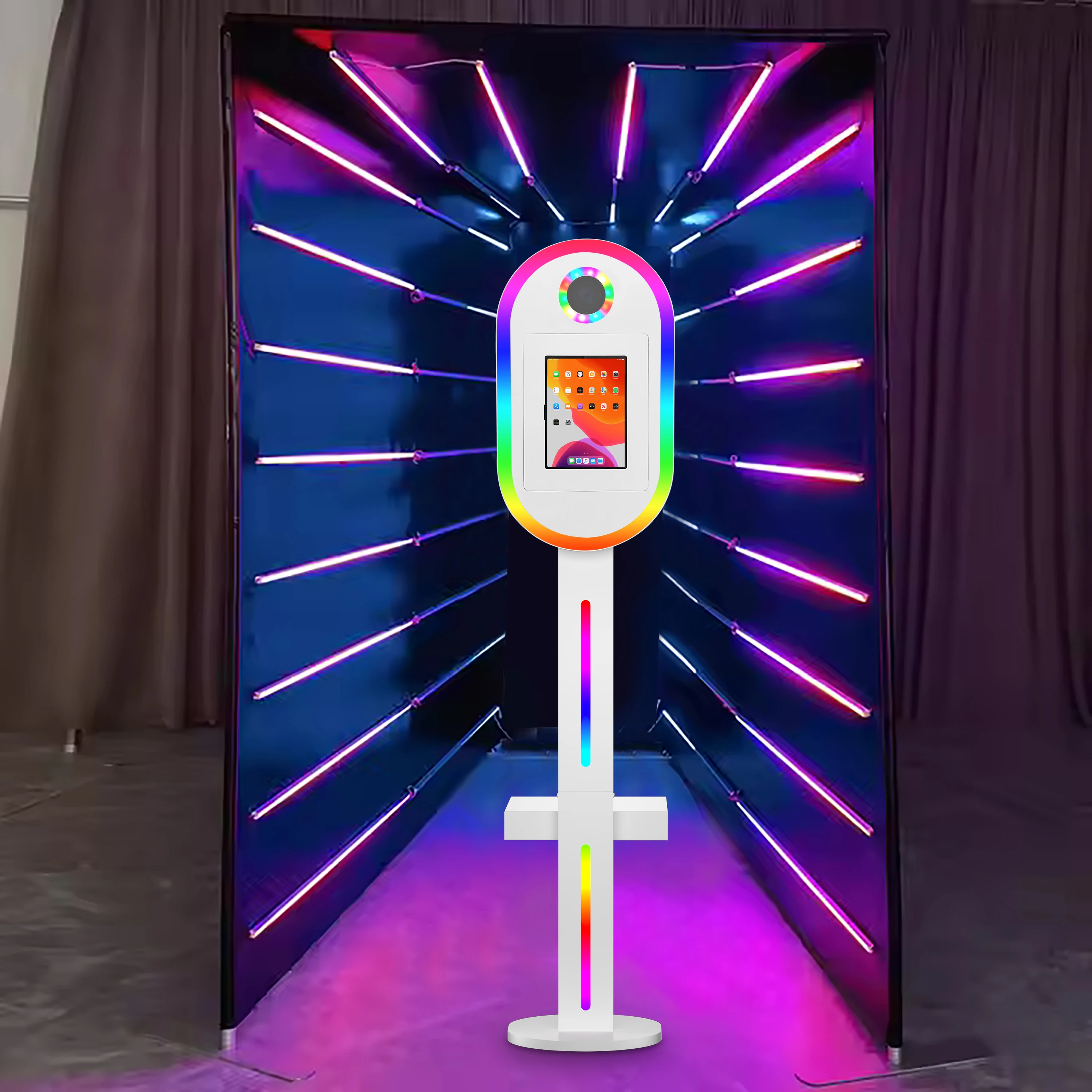 ZJW STLF high-quality customized products DSLR iPad Photo Booth Shell Machine With Oval 10.9/12.9/11 Stand Kiosk Includes
ZJW STLF high-quality customized products DSLR iPad Photo Booth Shell Machine With Oval 10.9/12.9/11 Stand Kiosk Includes