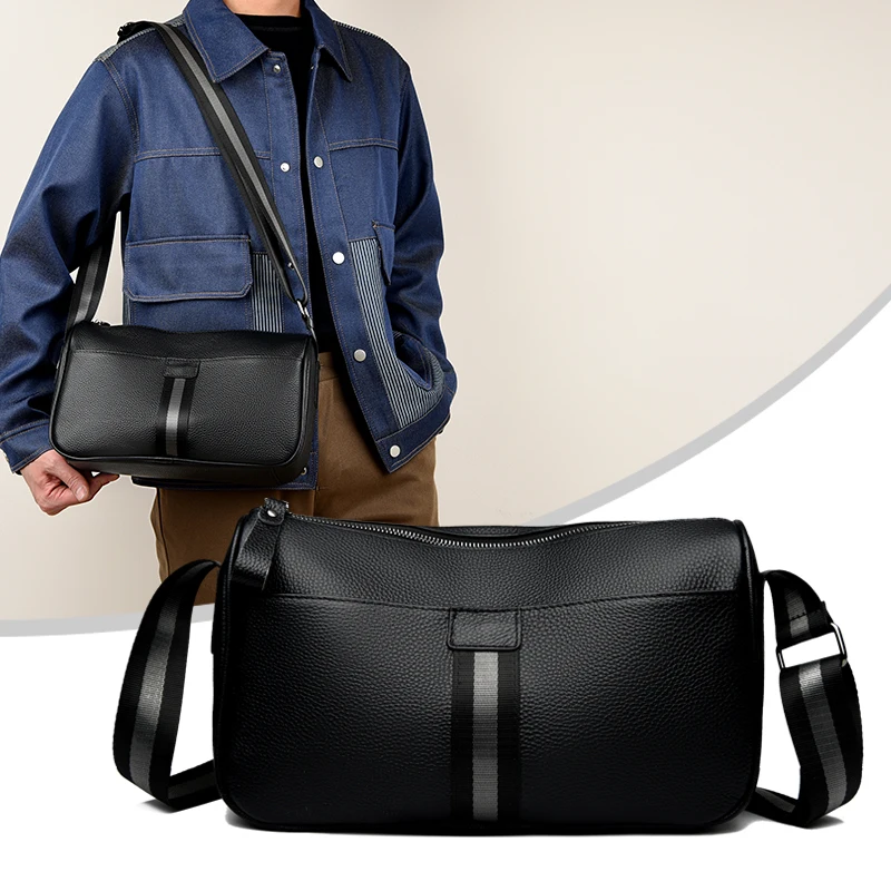 Luxury Cow Leather Handbag Man Messenger Bag Large Capacity Tote Sac High Quality Genuine Leather Unisex Crossbody Shoulder Bags
Luxury Cow Leather Handbag Man Messenger Bag Large Capacity Tote Sac High Quality Genuine Leather Unisex Crossbody Shoulder Bags