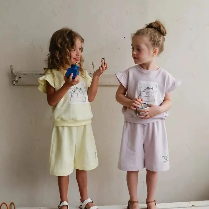 2026 Summer New Children Short Sleeve Clothes Set Girls Cartoon Patch T Shirts + Shorts 2pcs Suit Kids Cotton Casual Outfits
2026 Summer New Children Short Sleeve Clothes Set Girls Cartoon Patch T Shirts + Shorts 2pcs Suit Kids Cotton Casual Outfits