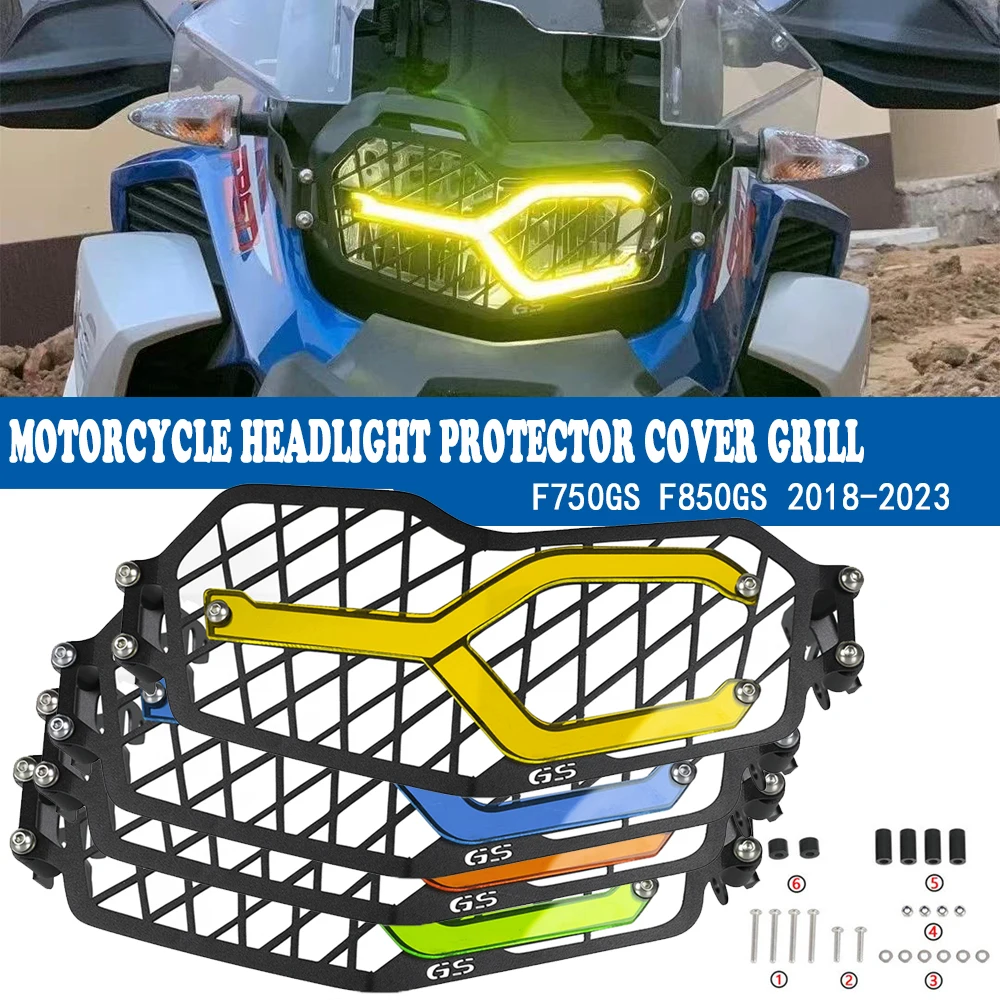 F850GS ADVENTURE Motorcycle Headlight Protector Head Light Guard Cover Grille For BMW F750GS F 750 GS 850 2018 2019 2020 - 2023
F850GS ADVENTURE Motorcycle Headlight Protector Head Light Guard Cover Grille For BMW F750GS F 750 GS 850 2018 2019 2020 - 2023