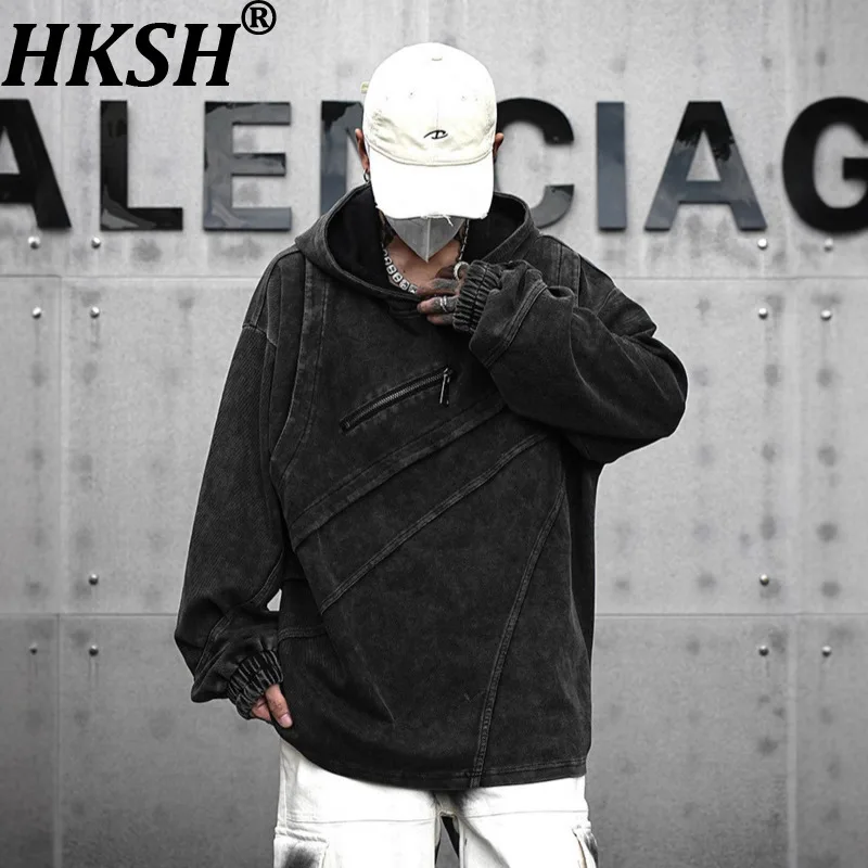 HKSH Autumn New Men Tide Punk American Denim Hoodies Jackets Women Trendy Brand Patchwork High Street Stylish Sweatshirt HK16903
HKSH Autumn New Men Tide Punk American Denim Hoodies Jackets Women Trendy Brand Patchwork High Street Stylish Sweatshirt HK16903