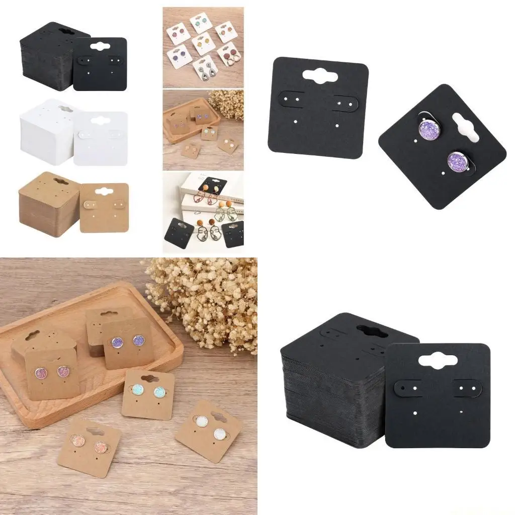 D46E 100 шт. Карты для демонстрации серег для хранения ювелирных изделий и держателя для презентаций
D46E 100 шт. Карты для демонстрации серег для хранения ювелирных изделий и держателя для презентаций