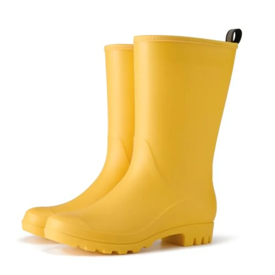 HISEA Women Rubber Boots Wide Calf Rain Boots Matte Surface Waterproof PVC Rubber Rain Boot Mid Height Rain Shoes for Outdoor G
HISEA Women Rubber Boots Wide Calf Rain Boots Matte Surface Waterproof PVC Rubber Rain Boot Mid Height Rain Shoes for Outdoor G