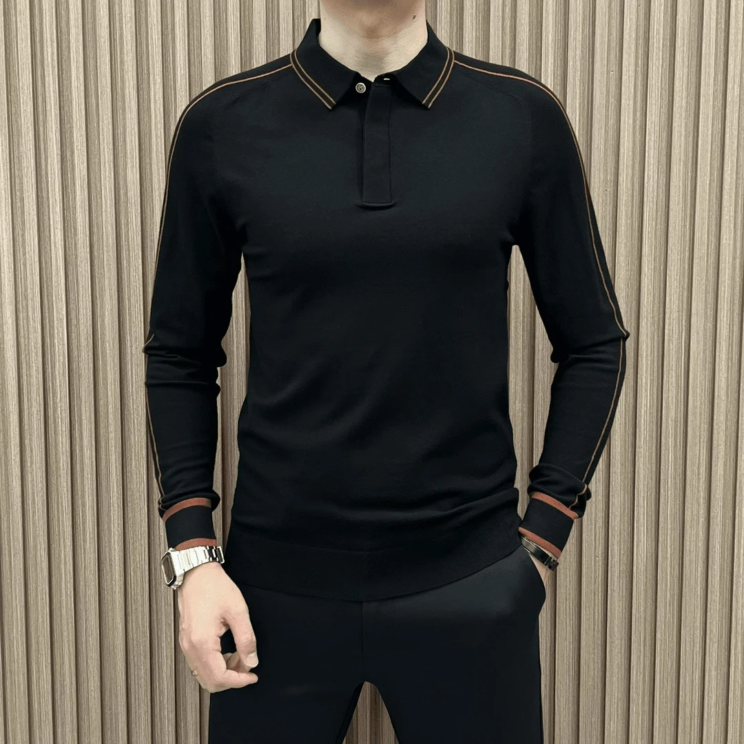 Мужской приталенный вязаный свитер с длинным рукавом, осень 2025, с высококачественной текстурой, мягким воротником, базовый слой, молодежный стиль Vitali Sle
Мужской приталенный вязаный свитер с длинным рукавом, осень 2025, с высококачественной текстурой, мягким воротником, базовый слой, молодежный стиль Vitali Sle