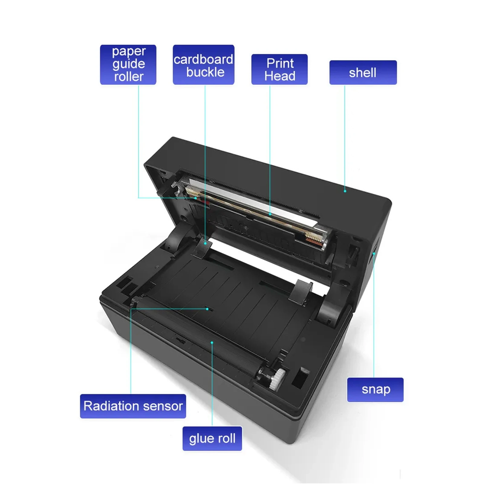 Bluetooth Thermal Printer Thermal Label Printer Bluetooth Wireless USB Wired Portable Shipping Label Printer