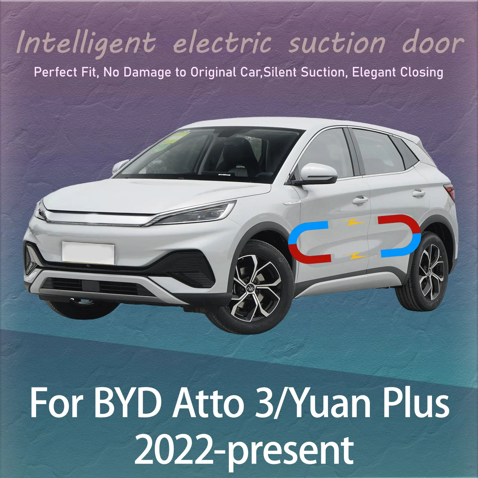 Electric Soft Close Door Kit For BYD Atto 3/Yuan Plus Auto Silent Anti-Slam Suction Door System Automatic Quiet Closing Latch
Electric Soft Close Door Kit For BYD Atto 3/Yuan Plus Auto Silent Anti-Slam Suction Door System Automatic Quiet Closing Latch