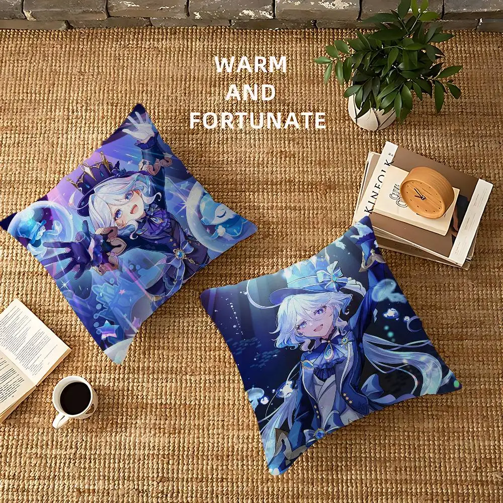 Genshin Impact Furina game Foutiane Figure Icon Pillow Gift Home Office Decoration Bedroom Sofa Car Cushion Cover case 45x45
Genshin Impact Furina game Foutiane Figure Icon Pillow Gift Home Office Decoration Bedroom Sofa Car Cushion Cover case 45x45
