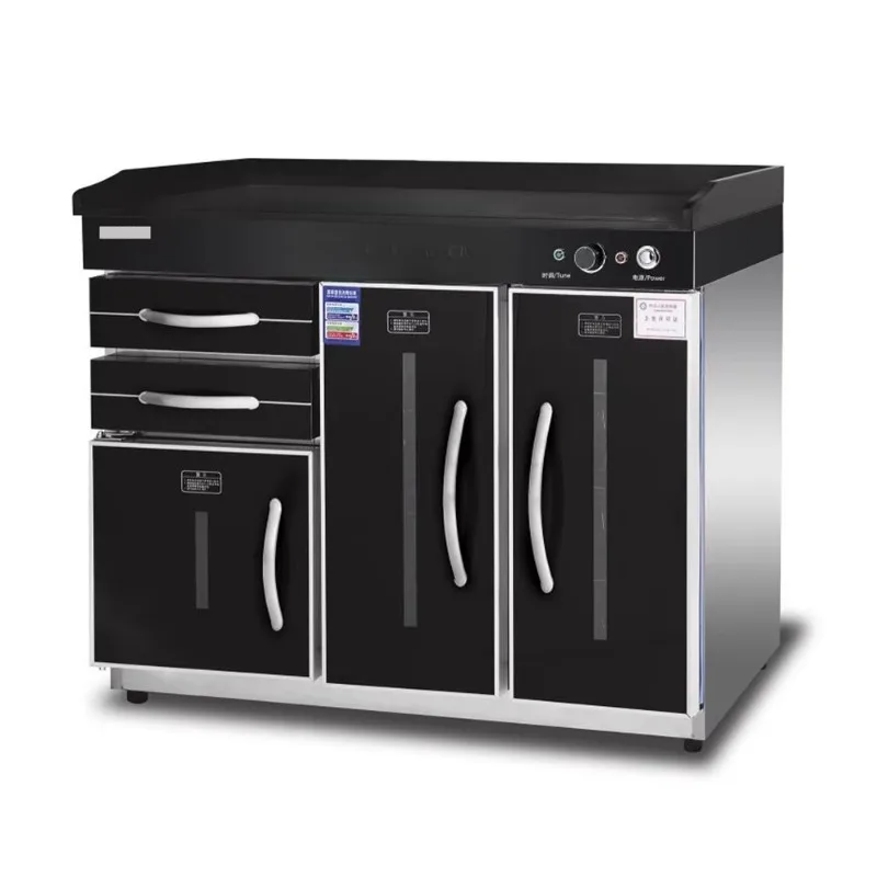 Stainless steel restaurant kitchen, cutlery room, workbench cabinet, hotel equipment disinfection cabinet for sale
Stainless steel restaurant kitchen, cutlery room, workbench cabinet, hotel equipment disinfection cabinet for sale