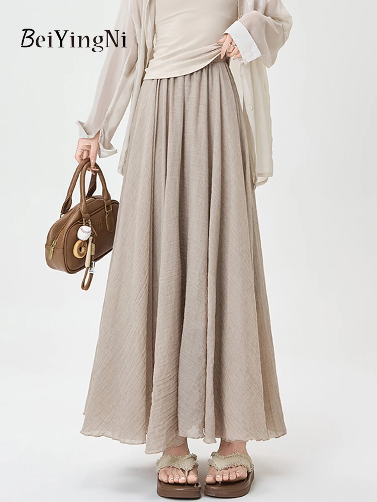 Beiyingni High Street женские юбки из хлопка и льна, длинная макси-плиссированная подкладка, черная юбка, женская летняя танцевальная повседневная элегантная юбка Faldas
Beiyingni High Street женские юбки из хлопка и льна, длинная макси-плиссированная подкладка, черная юбка, женская летняя танцевальная повседневная элегантная юбка Faldas