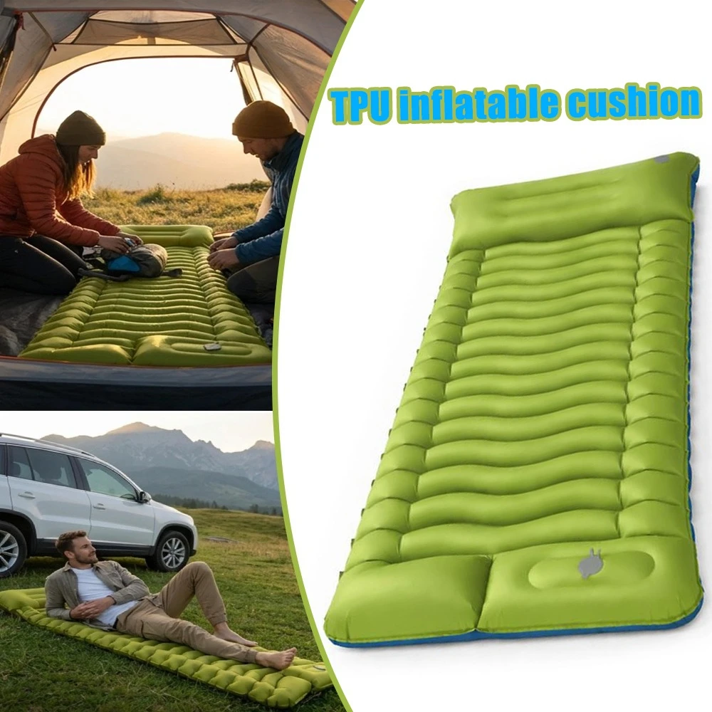 Ultralight TPU Inflatable Air Pad Foldable Foot Press Sleeping Mat Single Person Outdoor Camping Hiking Gear Portable Waterproof
Ultralight TPU Inflatable Air Pad Foldable Foot Press Sleeping Mat Single Person Outdoor Camping Hiking Gear Portable Waterproof