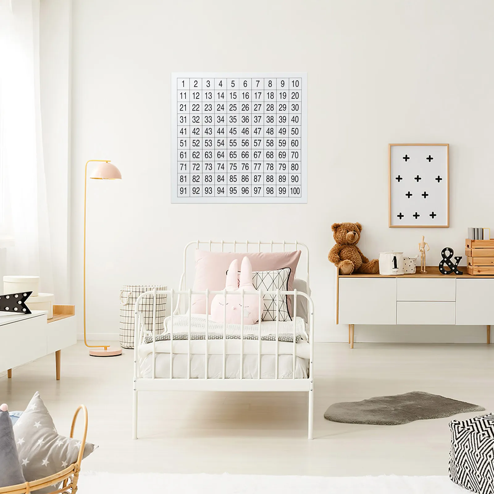 1Set Numbers Wall Chart 1-100 Preschool Educational Learning Poster Early Childhood Development Home Wall Map for Kids
1Set Numbers Wall Chart 1-100 Preschool Educational Learning Poster Early Childhood Development Home Wall Map for Kids