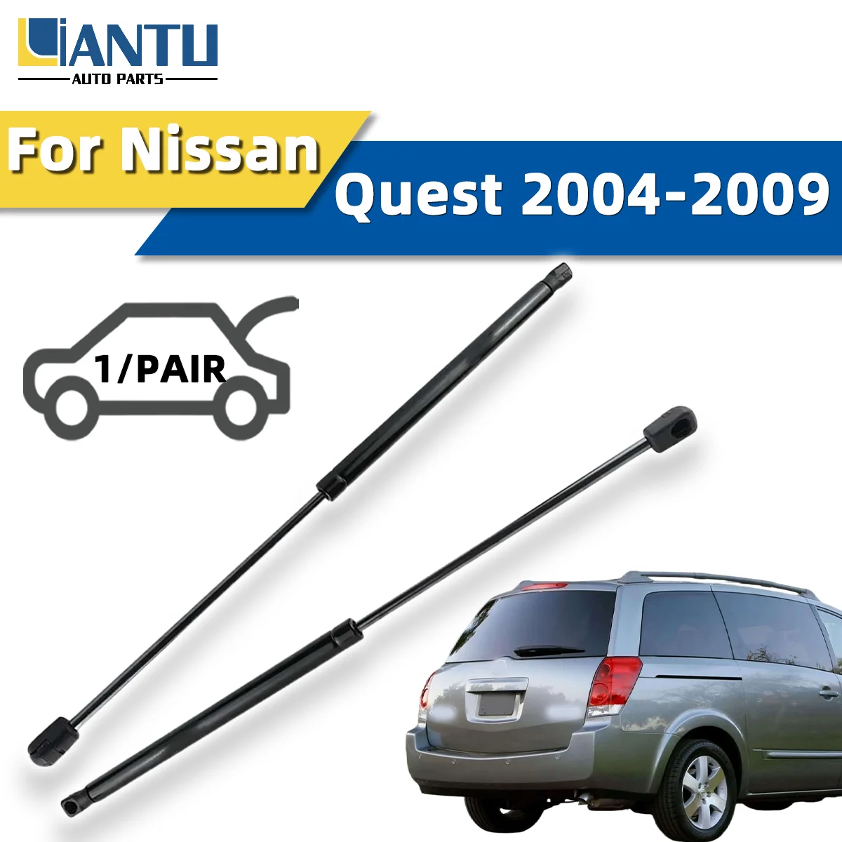 1pair Trunk Gas Struts Spring Bar For Nissan Quest 2004-2009 Rear Shock Strut Bar Pressure Rod OE 4468QQ Colorful Style
1pair Trunk Gas Struts Spring Bar For Nissan Quest 2004-2009 Rear Shock Strut Bar Pressure Rod OE 4468QQ Colorful Style