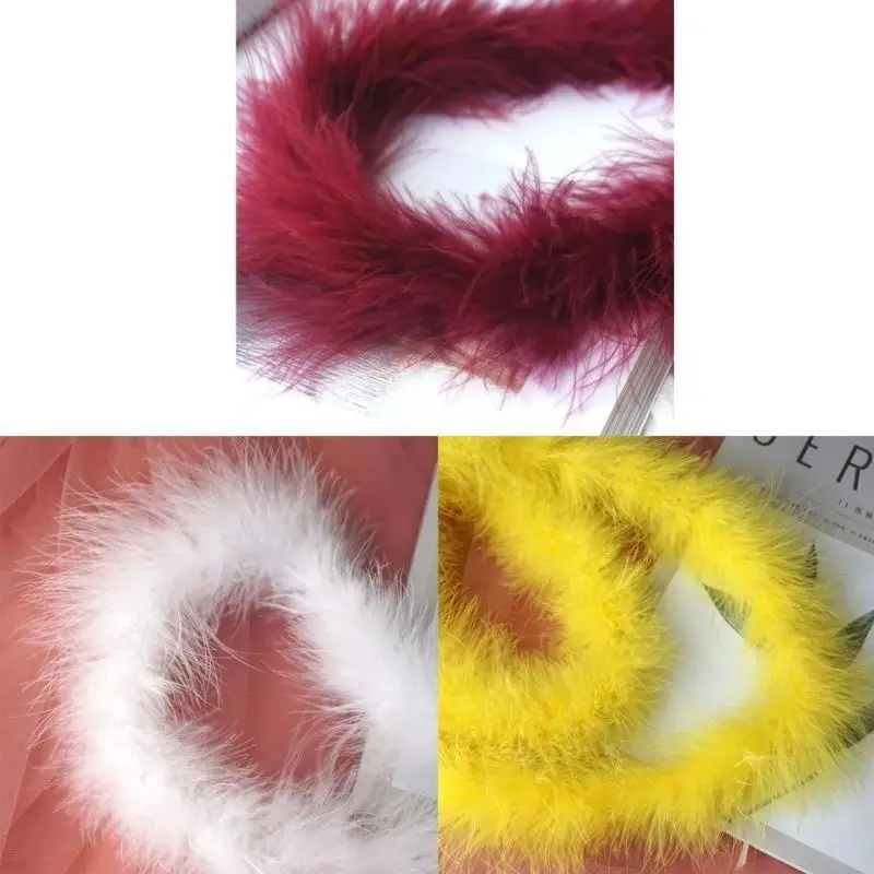 39BD Wedding Dress Shawl Decorative Crafts Feathers Costumes Decorations 2 Yards
39BD Wedding Dress Shawl Decorative Crafts Feathers Costumes Decorations 2 Yards