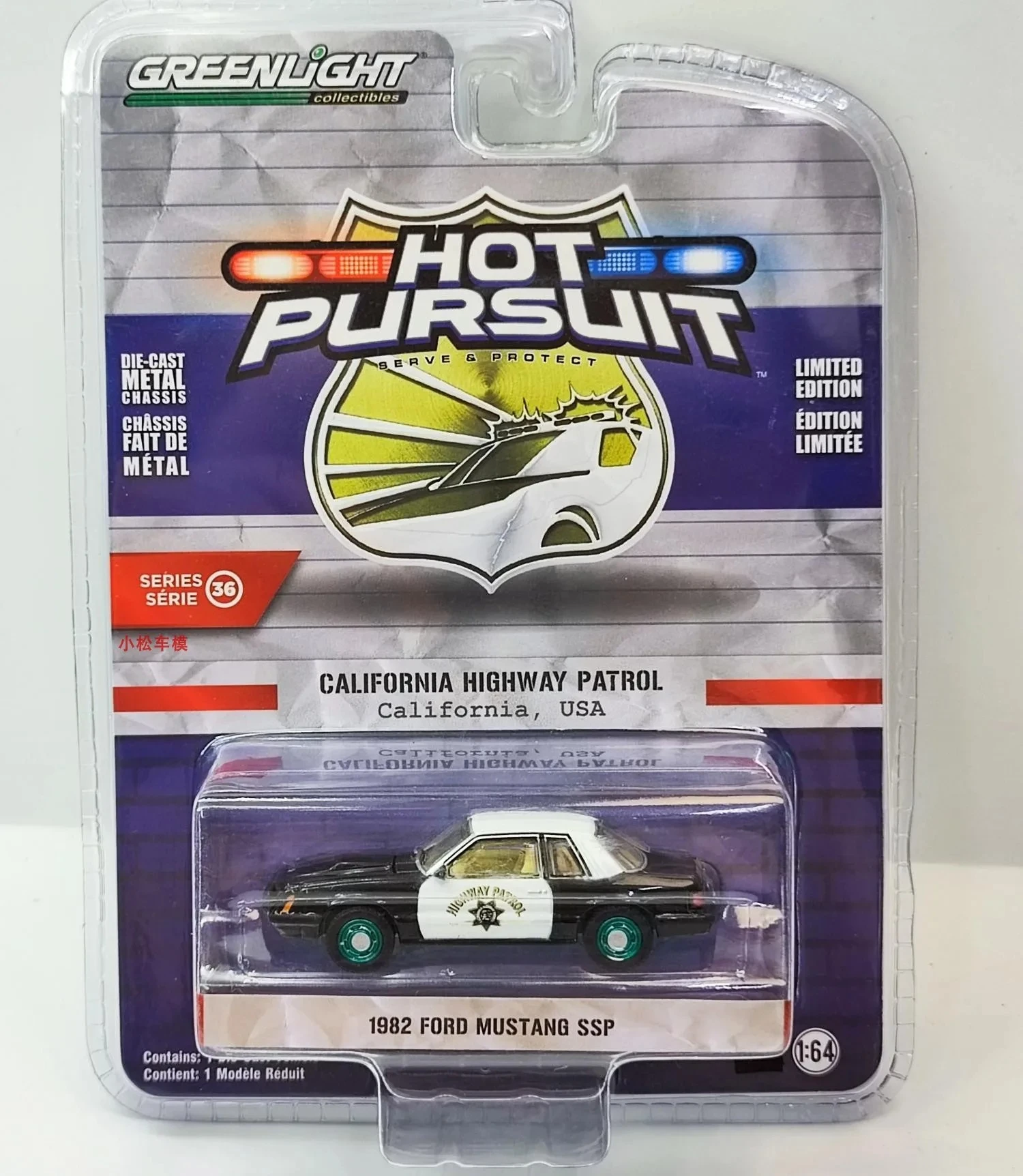 Коллекционная модель автомобиля GreenLight 1:64 1982 Ford Mustang SSP Green из литого под давлением сплава, подарок
Коллекционная модель автомобиля GreenLight 1:64 1982 Ford Mustang SSP Green из литого под давлением сплава, подарок