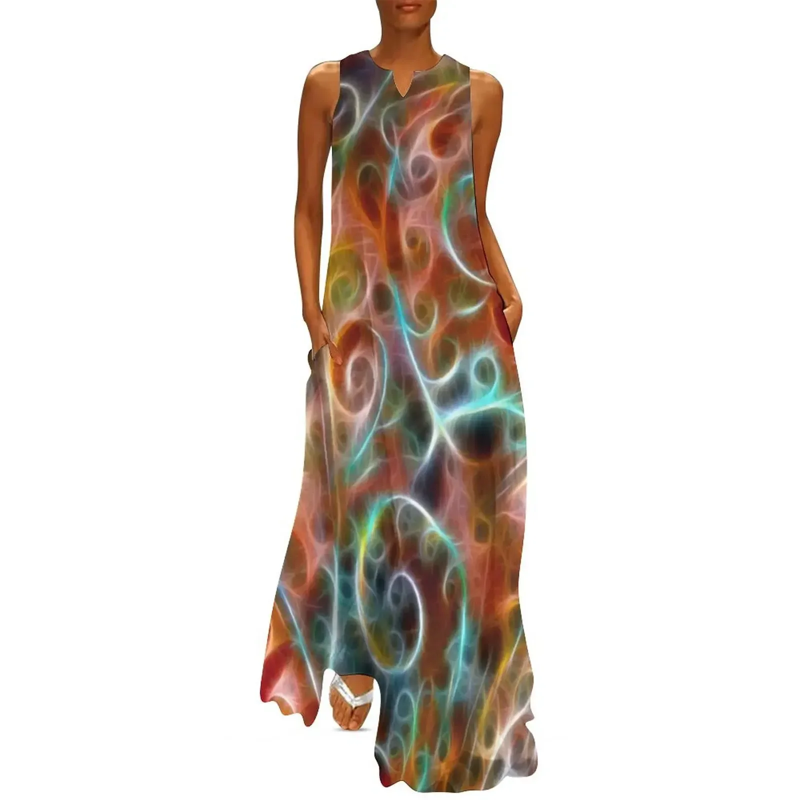 Squiggles Long Dress summer women's suit elegant and pretty women's dresses loose women's dress Bridesmaid dress woman
Squiggles Long Dress summer women's suit elegant and pretty women's dresses loose women's dress Bridesmaid dress woman