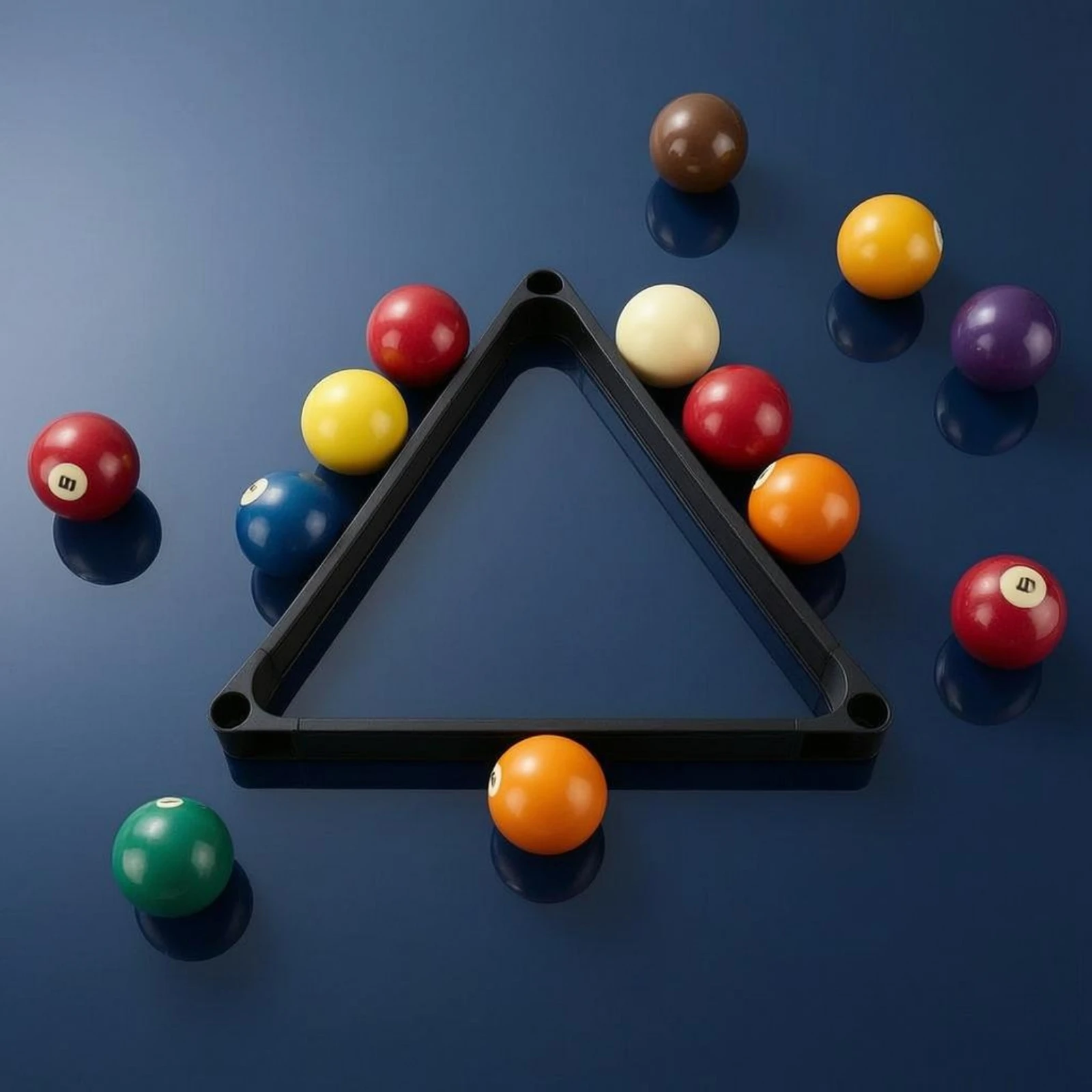 Easy Assembly Plastic Billiard Ball Rack Portable Triangle Rack Fits Standard 57.2 Mm Balls for Daily Pool Play
Easy Assembly Plastic Billiard Ball Rack Portable Triangle Rack Fits Standard 57.2 Mm Balls for Daily Pool Play