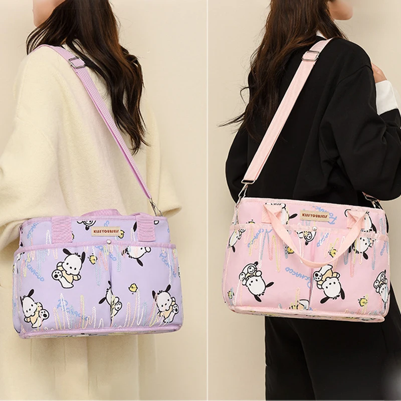 Сумка для хранения Pochacco, многофункциональная косметичка Sanrios Kawaii, сумка для бутылок, большая вместительная сумка, мультяшная аниме-фигурка
Сумка для хранения Pochacco, многофункциональная косметичка Sanrios Kawaii, сумка для бутылок, большая вместительная сумка, мультяшная аниме-фигурка