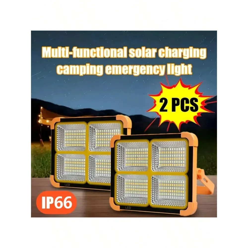 2 PCS Solar Camping Light , 5 Dimming Modes, IPX4 Waterproof, For Outdoor, Hiking, Power 1000 mAh
2 PCS Solar Camping Light , 5 Dimming Modes, IPX4 Waterproof, For Outdoor, Hiking, Power 1000 mAh