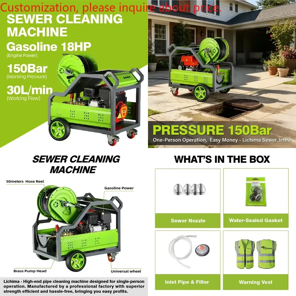Hot saleHochdruckreiniger Industrial Sewer Cleaning Equipment Petrol High Water Pressure Washer Drain Cleaner Heavy
Hot saleHochdruckreiniger Industrial Sewer Cleaning Equipment Petrol High Water Pressure Washer Drain Cleaner Heavy