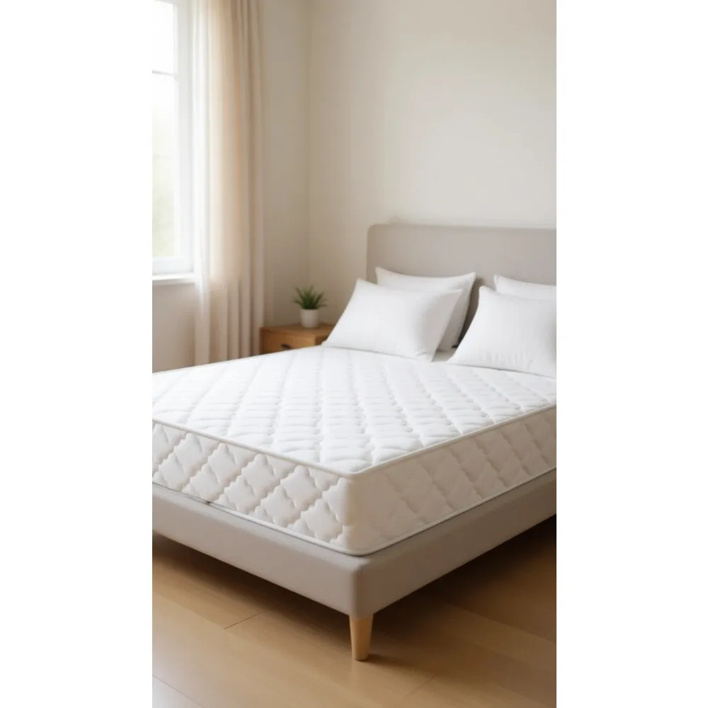 Medium Firm High Density Foam Mattress 52x27.5x5 Inch Edge Reinforced Odorless CertiPUR US Pure White
Medium Firm High Density Foam Mattress 52x27.5x5 Inch Edge Reinforced Odorless CertiPUR US Pure White
