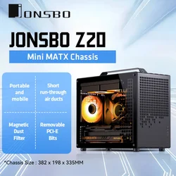 JONSBO Z20 MATX ATX PC Case Chassis 20L Detachable Handle Case 163mm Air-Cooled Graphics Card Type-C Desktop Small Space 컴퓨터 케이스 JONSBO Z20 MATX ATX PC Case Chassis 20L Detachable Handle Case 163mm Air-Cooled Graphics Card Type-C Desktop Small Space 컴퓨터 케이스