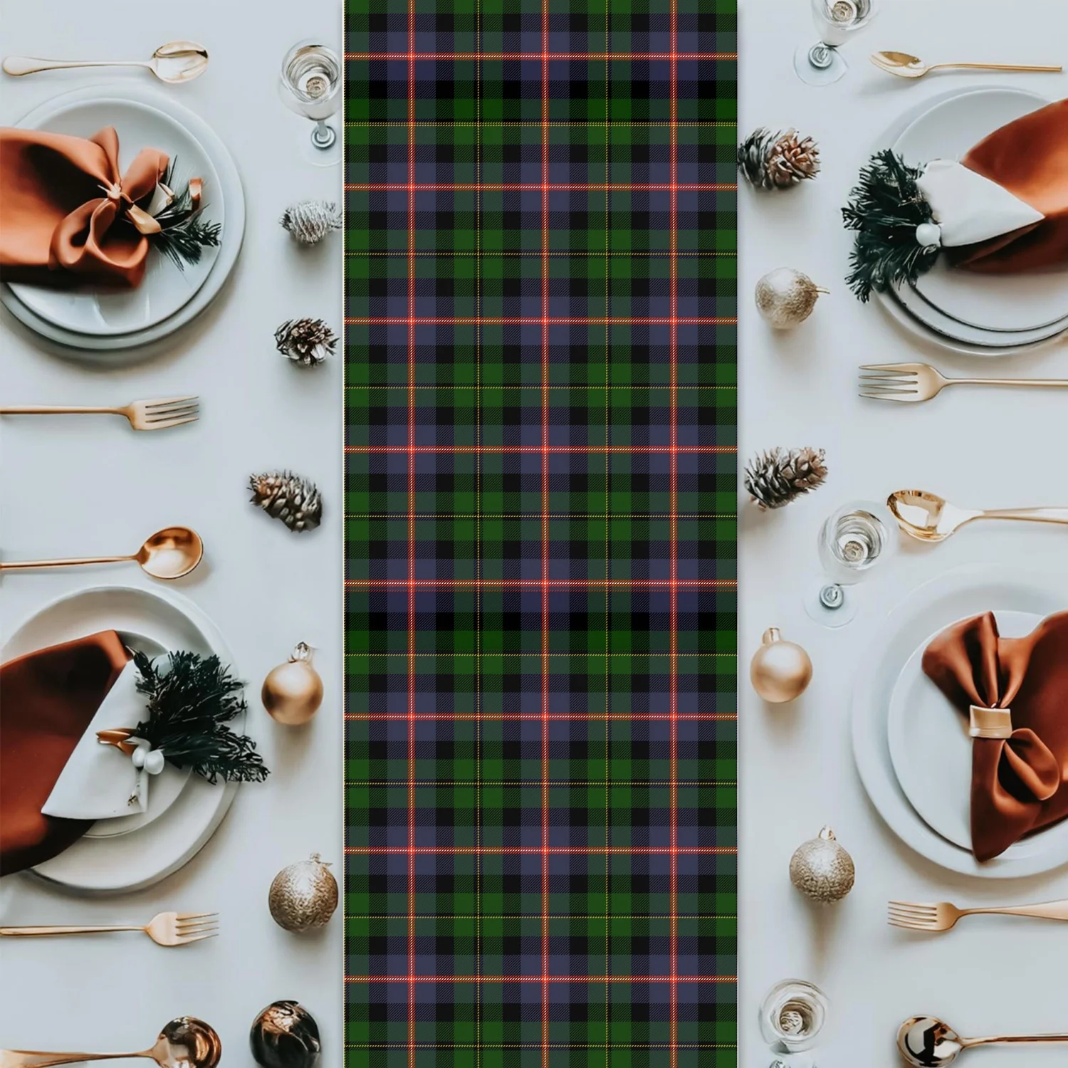 Green Tartan Table Runner, Christmas Table Decor, Tartan Table Linen, Festive Dining Room, Plaid Winter Dining
Green Tartan Table Runner, Christmas Table Decor, Tartan Table Linen, Festive Dining Room, Plaid Winter Dining