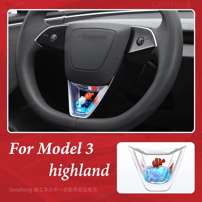 For Tesla Model 3 Highland car accessories steering wheel protective cover interior decoration bling accessories center console
For Tesla Model 3 Highland car accessories steering wheel protective cover interior decoration bling accessories center console