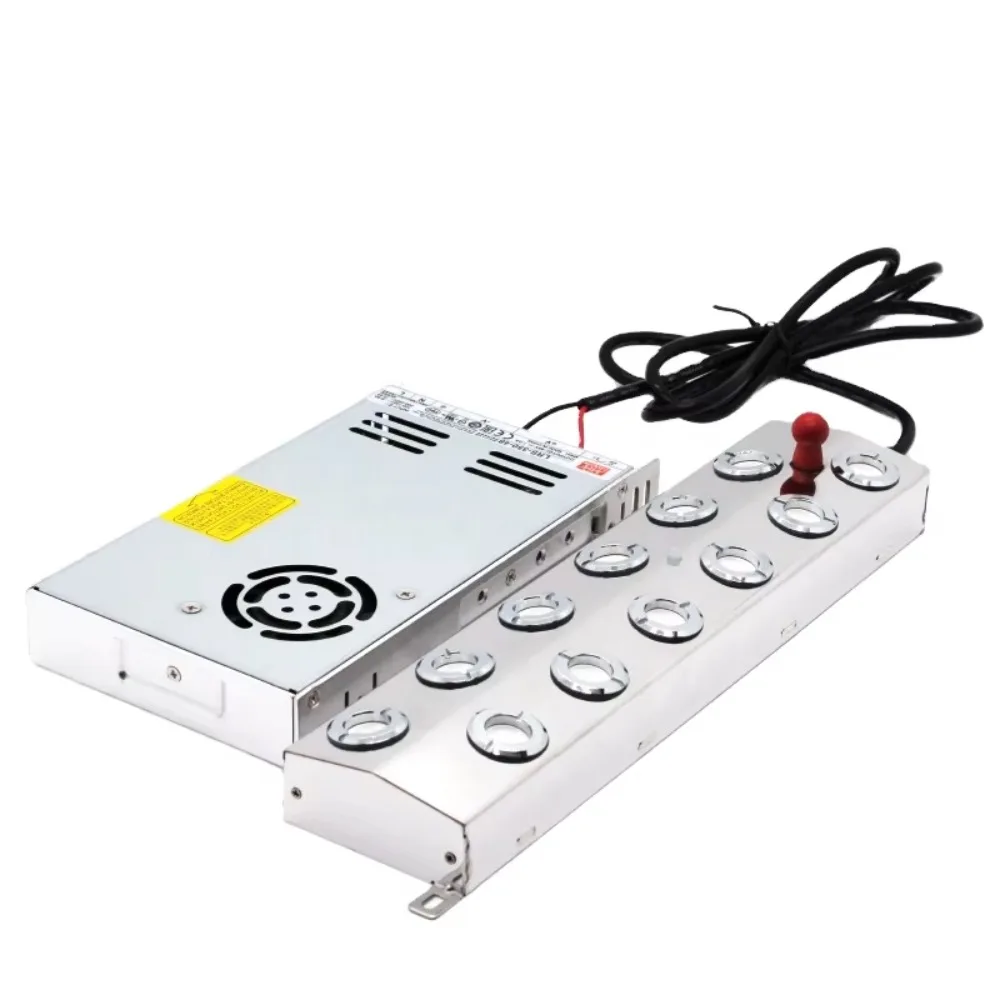 12 Heads 8.5L/hr Ultrasonic Mist Maker Industrial Humidifier Spare Parts Vaporizer Fogger Mushroom Indoor AC
12 Heads 8.5L/hr Ultrasonic Mist Maker Industrial Humidifier Spare Parts Vaporizer Fogger Mushroom Indoor AC