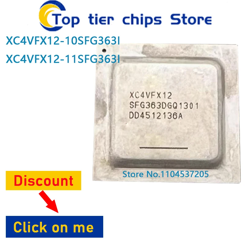 1PCS/LOT XC4VFX12-10SFG363I XC4VFX12-11SFG363I BGA 100% NEW
1PCS/LOT XC4VFX12-10SFG363I XC4VFX12-11SFG363I BGA 100% NEW