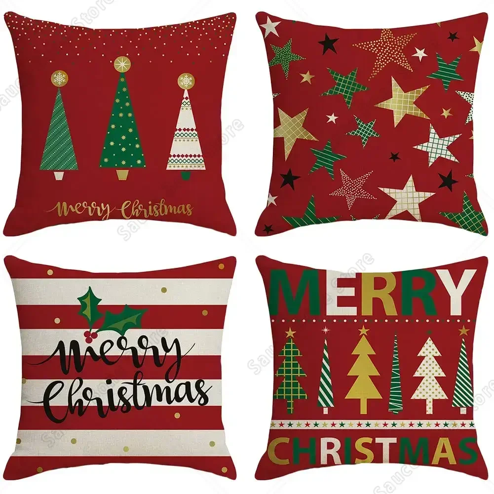 Christmas decoration, Christmas tree, stars, red pillowcase, sofa cushion cover, home decoration can be customized for you
Christmas decoration, Christmas tree, stars, red pillowcase, sofa cushion cover, home decoration can be customized for you