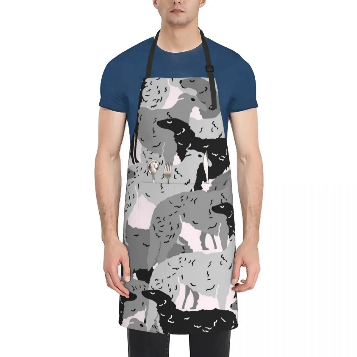 Cute Borzoi Dogs on Pink Background Apron Bib For Kitchen professional hairdresser Apron
Cute Borzoi Dogs on Pink Background Apron Bib For Kitchen professional hairdresser Apron