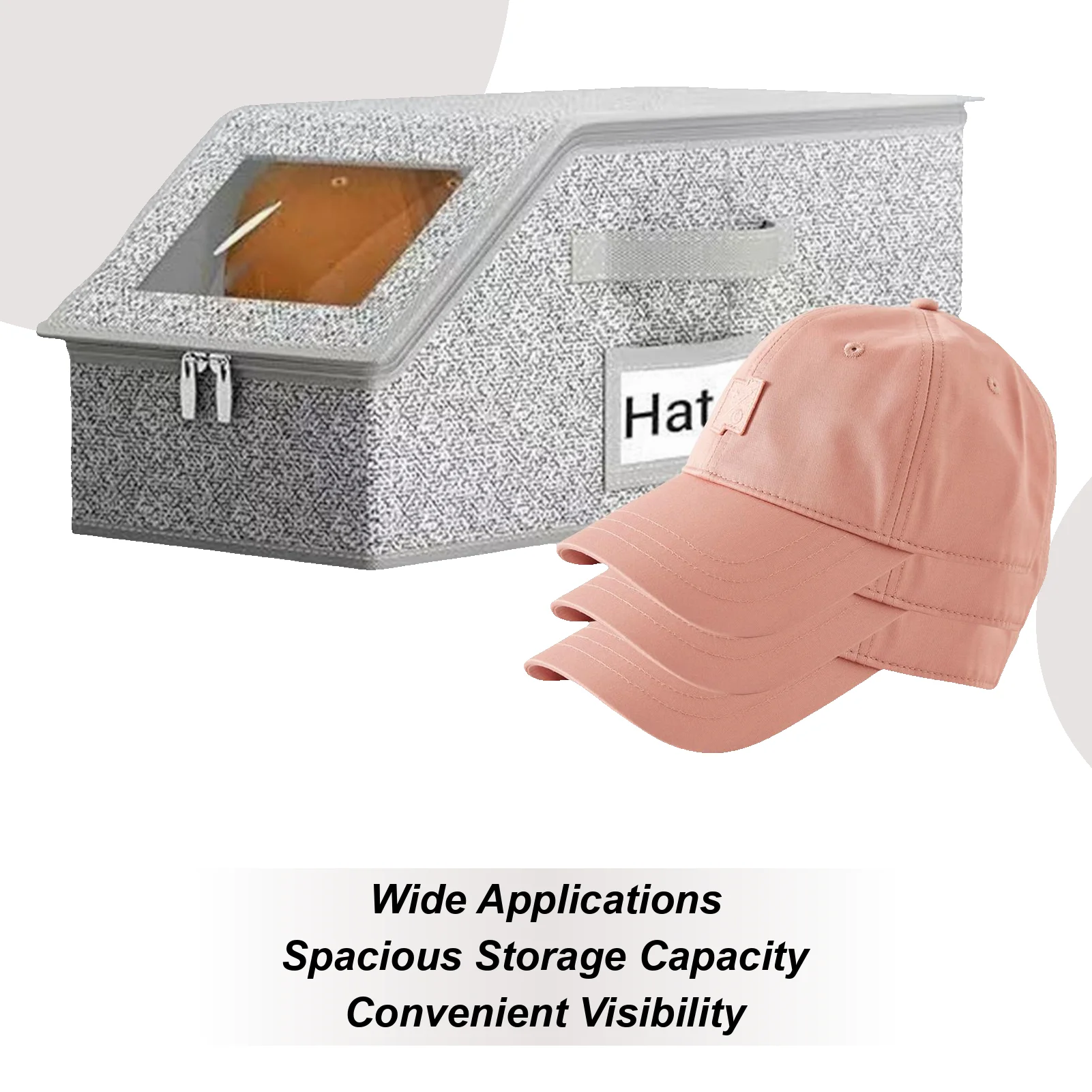 Baseball Hat Storage Organizer Clear Hats Holder Box Stackable Dustproof Storage Box Multi Purpose Hat Storage Box for Home
Baseball Hat Storage Organizer Clear Hats Holder Box Stackable Dustproof Storage Box Multi Purpose Hat Storage Box for Home