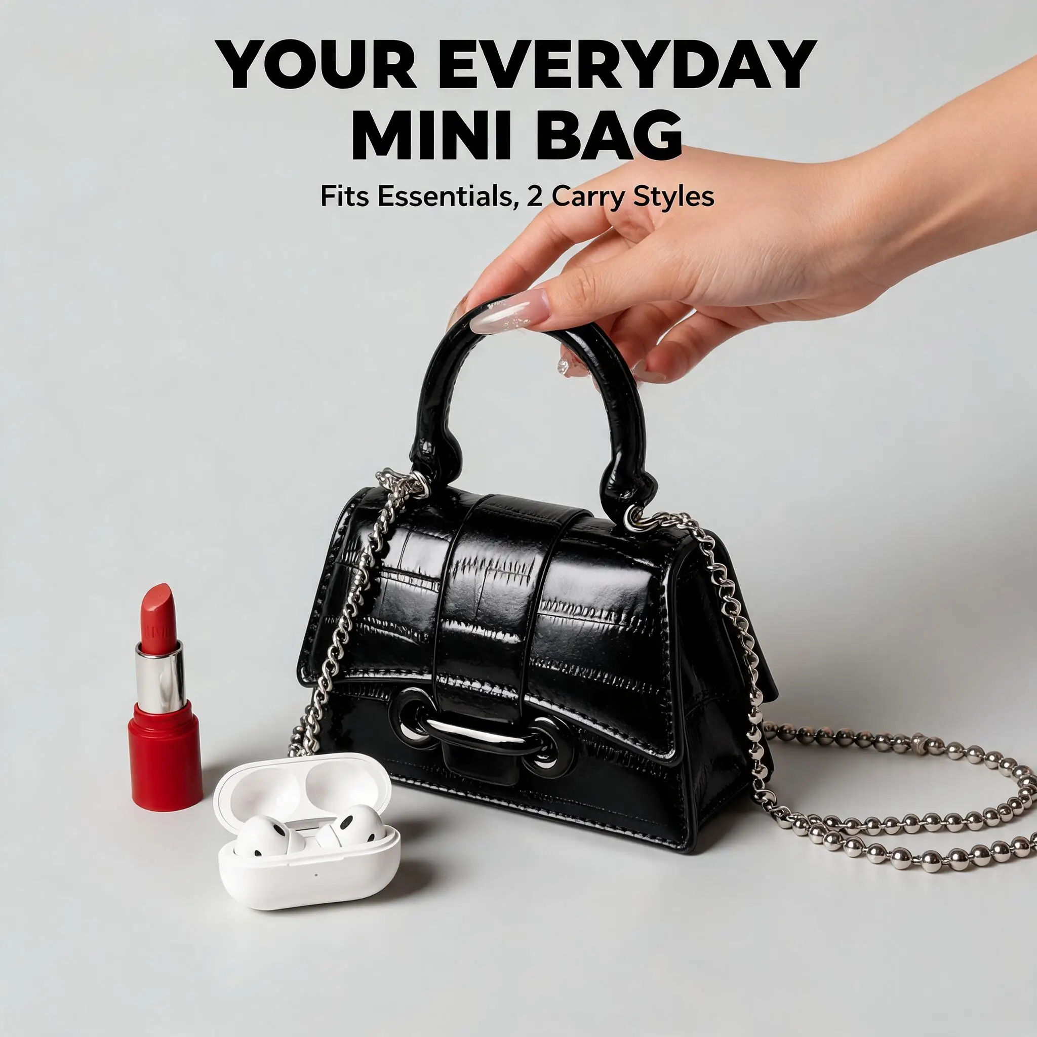 Women Fashion Small Square Chain Crossbody Bag Luxury Designer Casual Versatile Shoulder Handheld Purse
Women Fashion Small Square Chain Crossbody Bag Luxury Designer Casual Versatile Shoulder Handheld Purse
