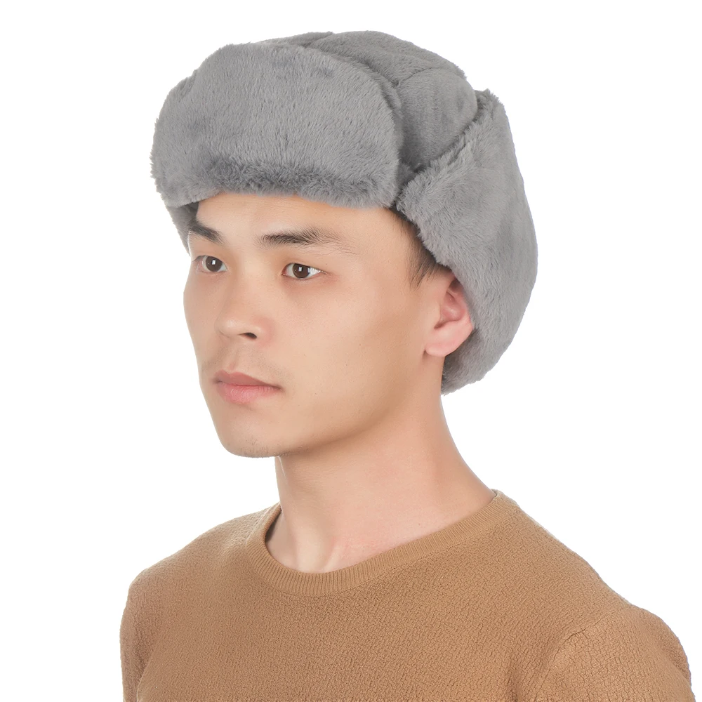 Women Men Thick Earflap Bonnet Winter Hat Russian Ushanka Bomber Hat Snow Caps
Women Men Thick Earflap Bonnet Winter Hat Russian Ushanka Bomber Hat Snow Caps