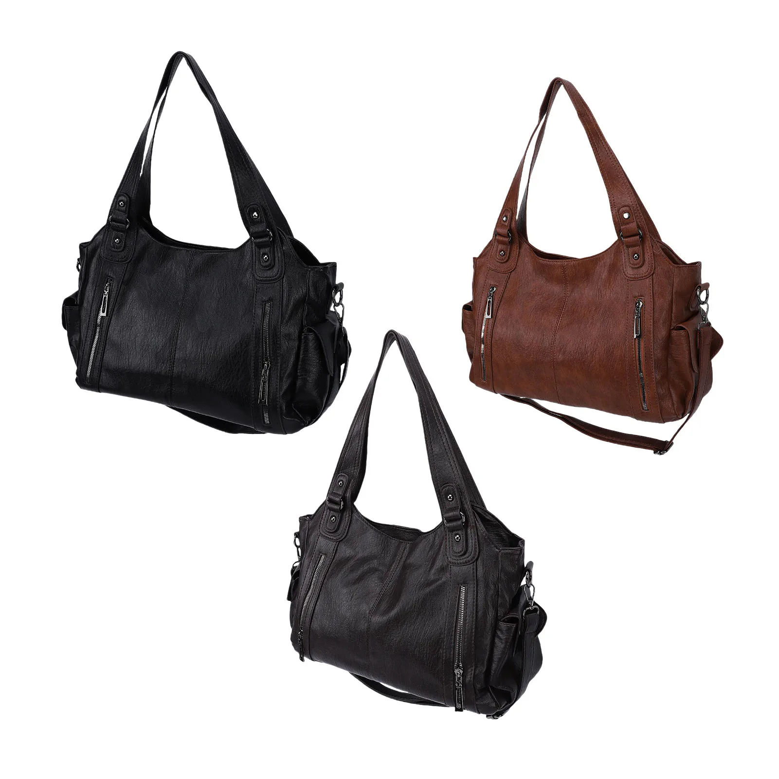 PU Leather Shoulder Bag Shoulder Bag Simple Stylish PU Leather Tote Bag Large Capacity Handbag for Daily Use
PU Leather Shoulder Bag Shoulder Bag Simple Stylish PU Leather Tote Bag Large Capacity Handbag for Daily Use